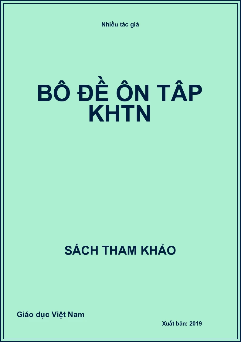 Bộ đề ôn tập KHTN