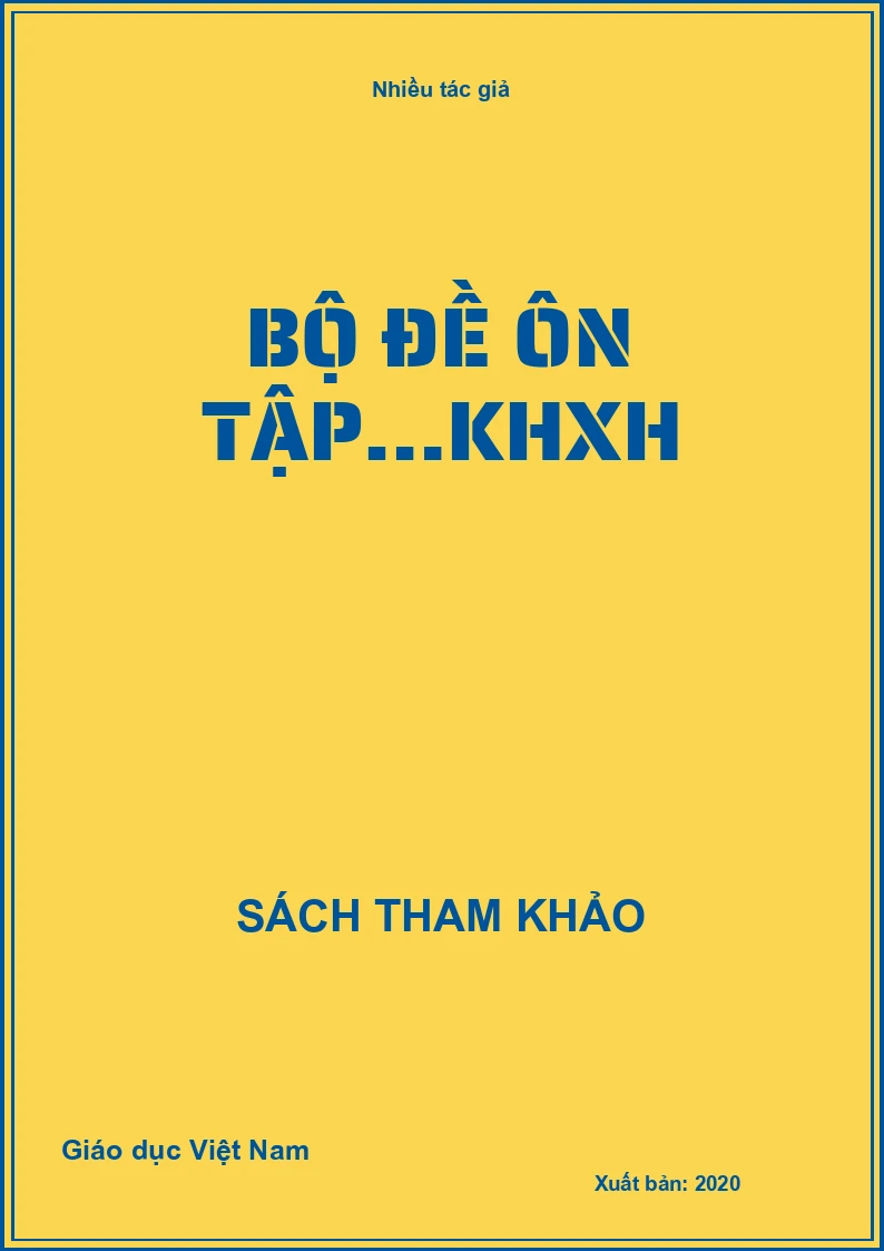 Bộ đề ôn tập…KHXH