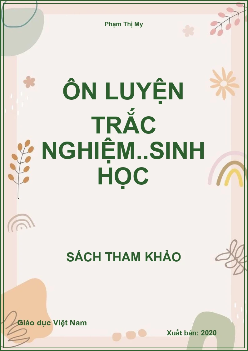 Ôn luyện trắc nghiệm..Sinh học
