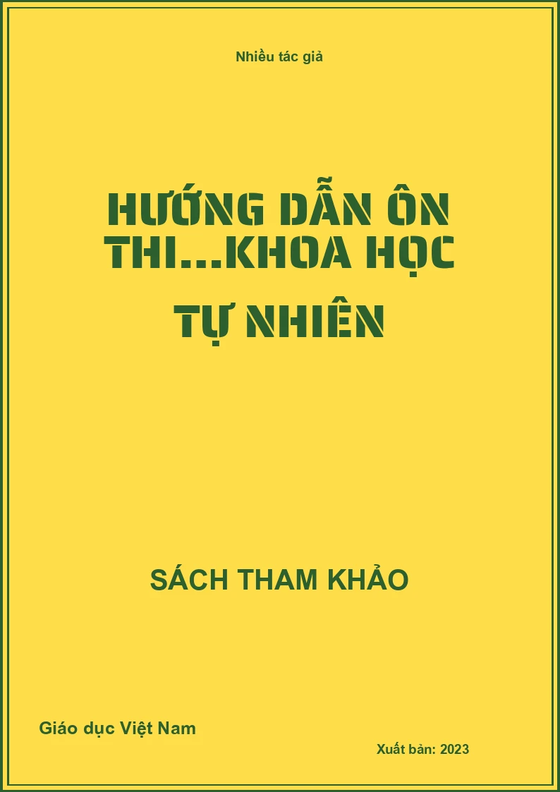 Hướng dẫn ôn thi…Khoa học tự nhiên