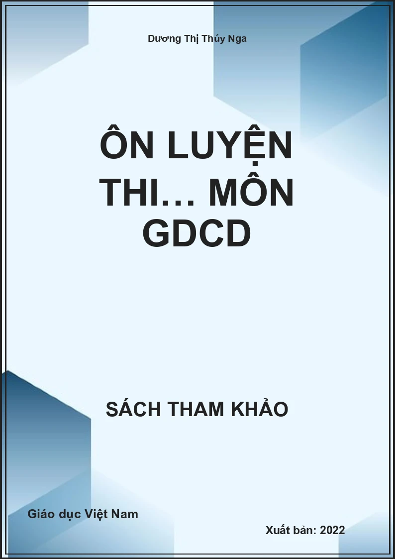 Ôn luyện thi… môn GDCD