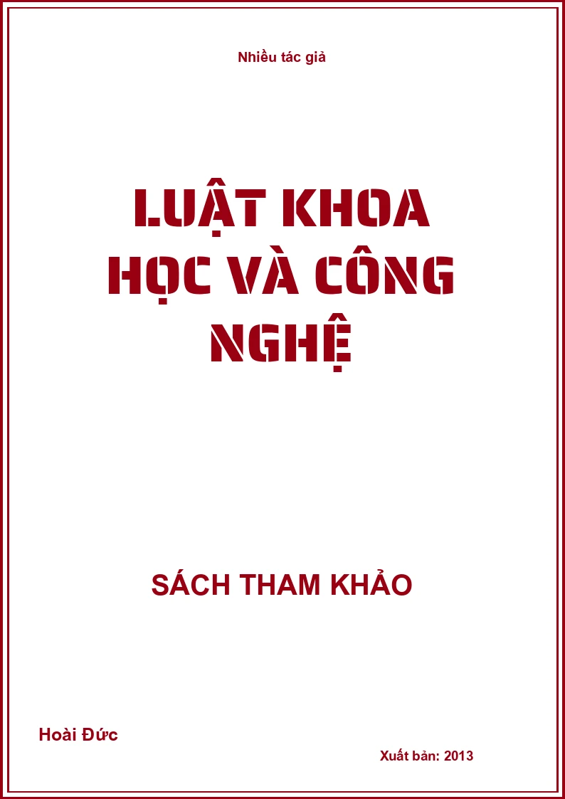 Luật khoa học và công nghệ
