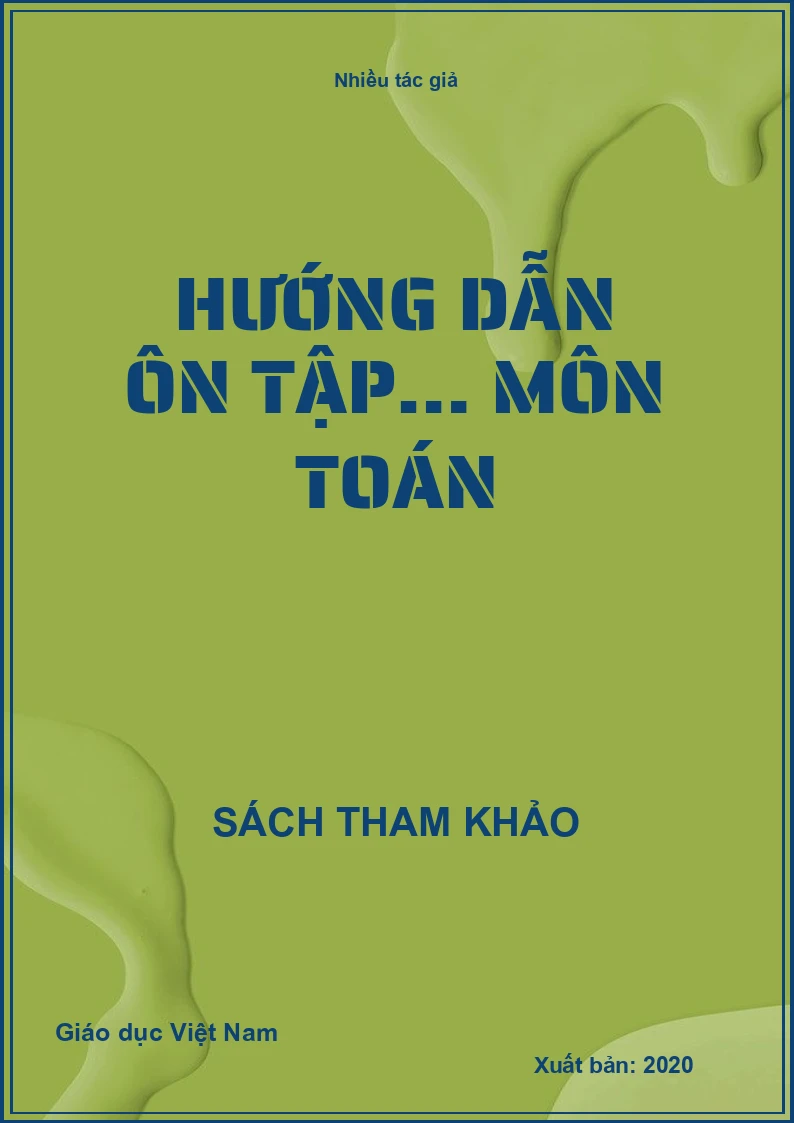 Hướng dẫn ôn tập… môn Toán