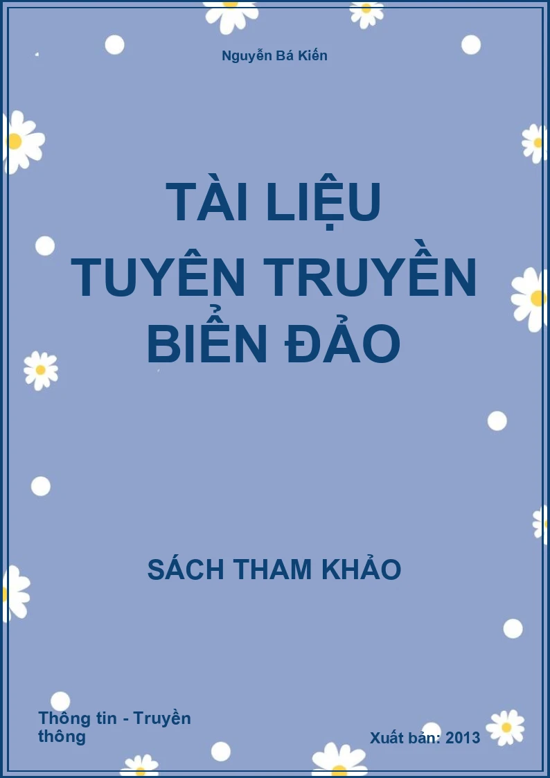 Tài liệu tuyên truyền biển đảo
