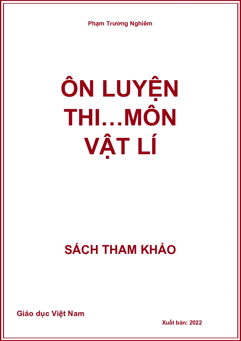 Ôn luyện thi…môn Vật Lí