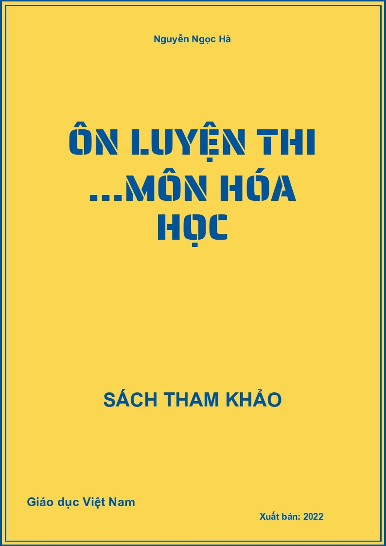 Ôn luyện thi …môn Hóa học