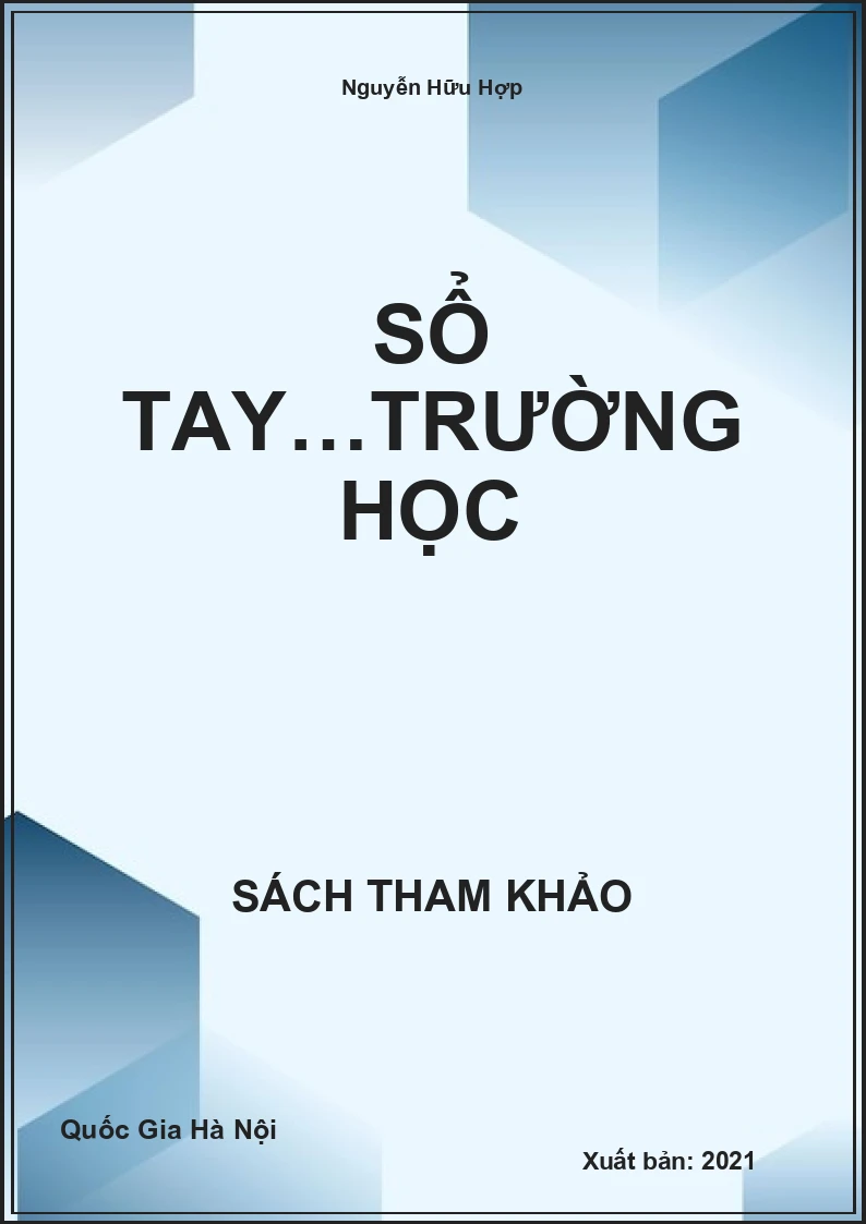 Sổ tay…trường học