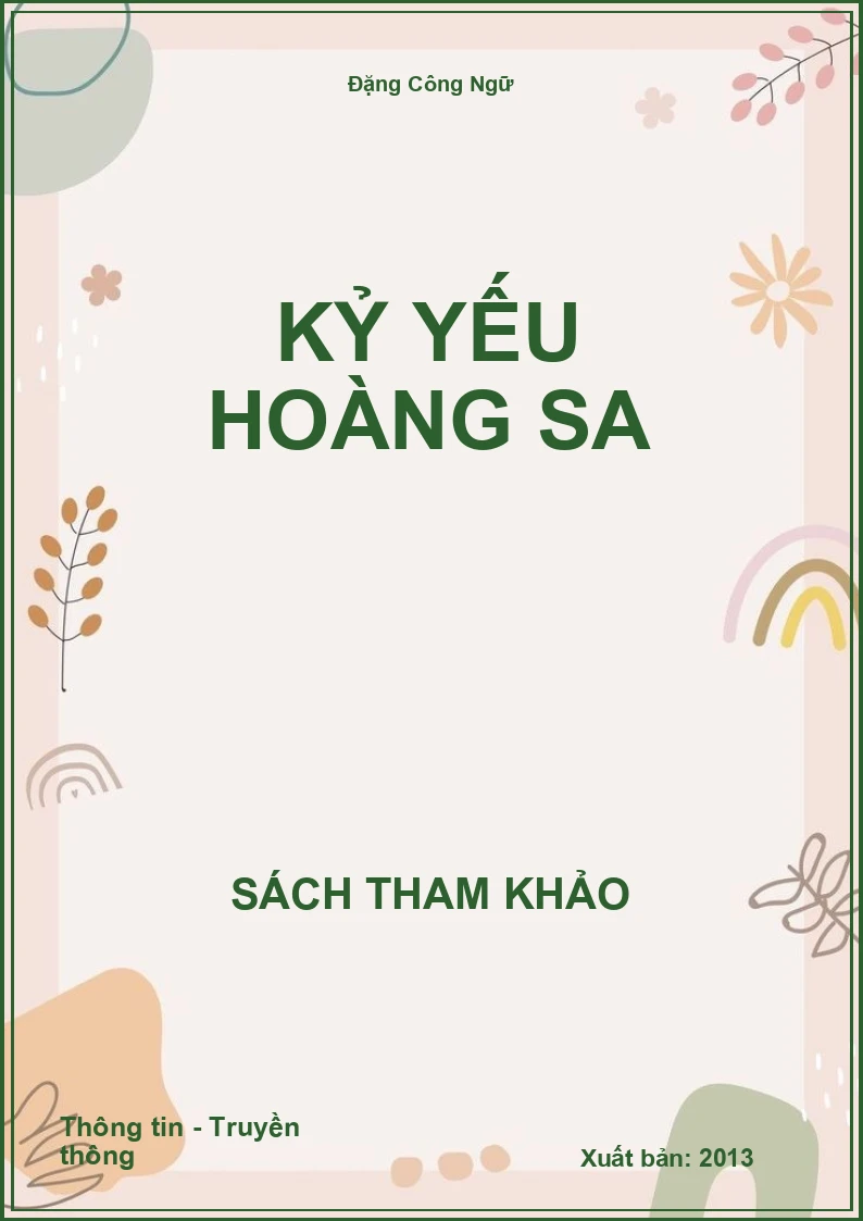 Kỷ yếu Hoàng Sa