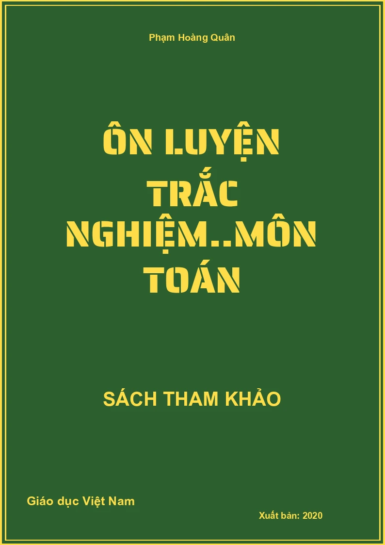 Ôn luyện trắc nghiệm..môn Toán
