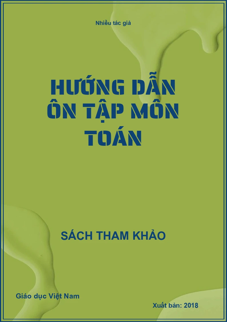 Hướng dẫn ôn tập môn Toán