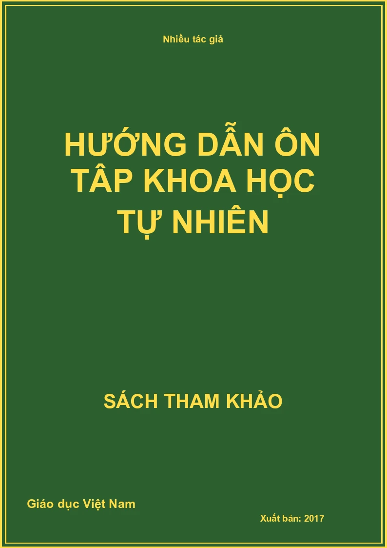 Hướng dẫn ôn tập Khoa học tự nhiên
