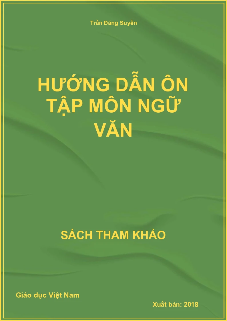 Hướng dẫn ôn tập môn Ngữ văn
