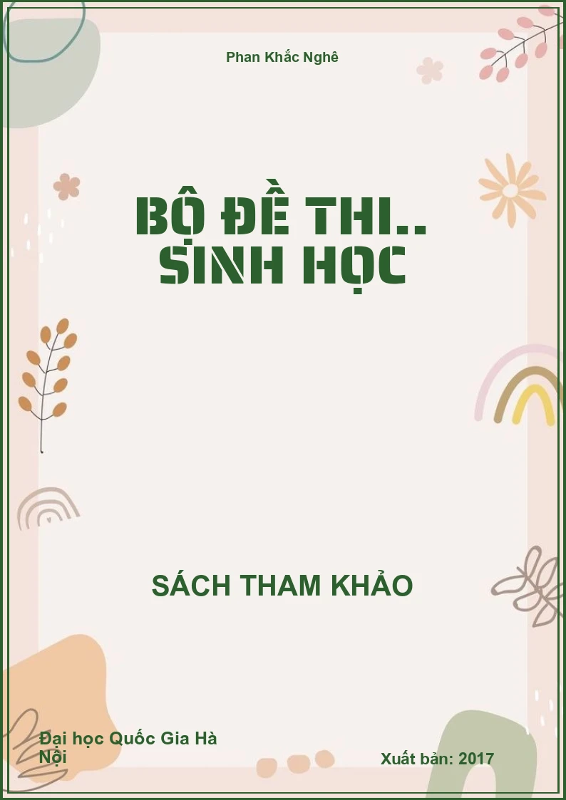Bộ đề thi.. Sinh học