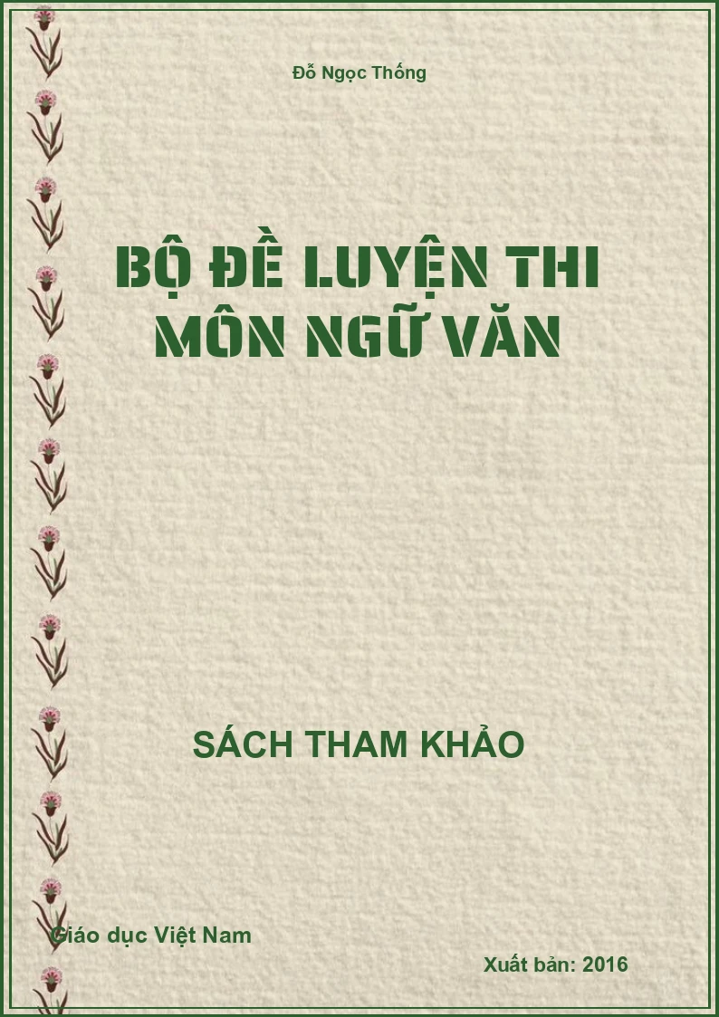 Bộ đề luyện thi môn Ngữ văn