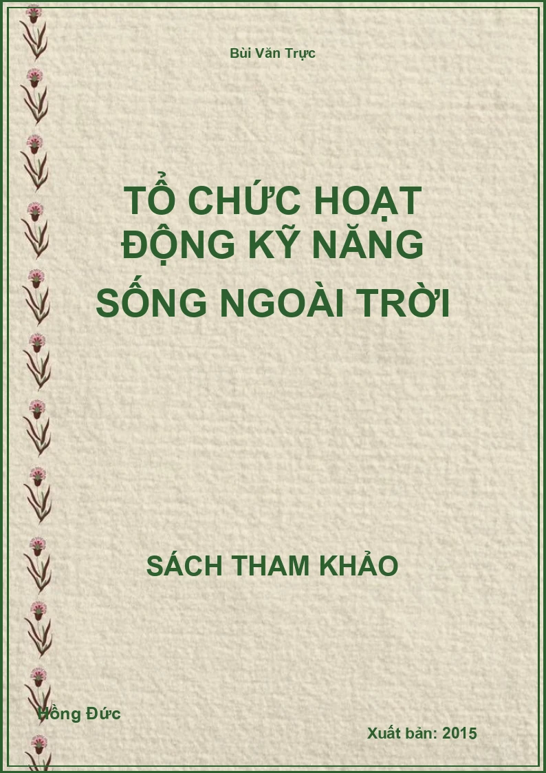 Tổ chức hoạt động kỹ năng sống ngoài trời
