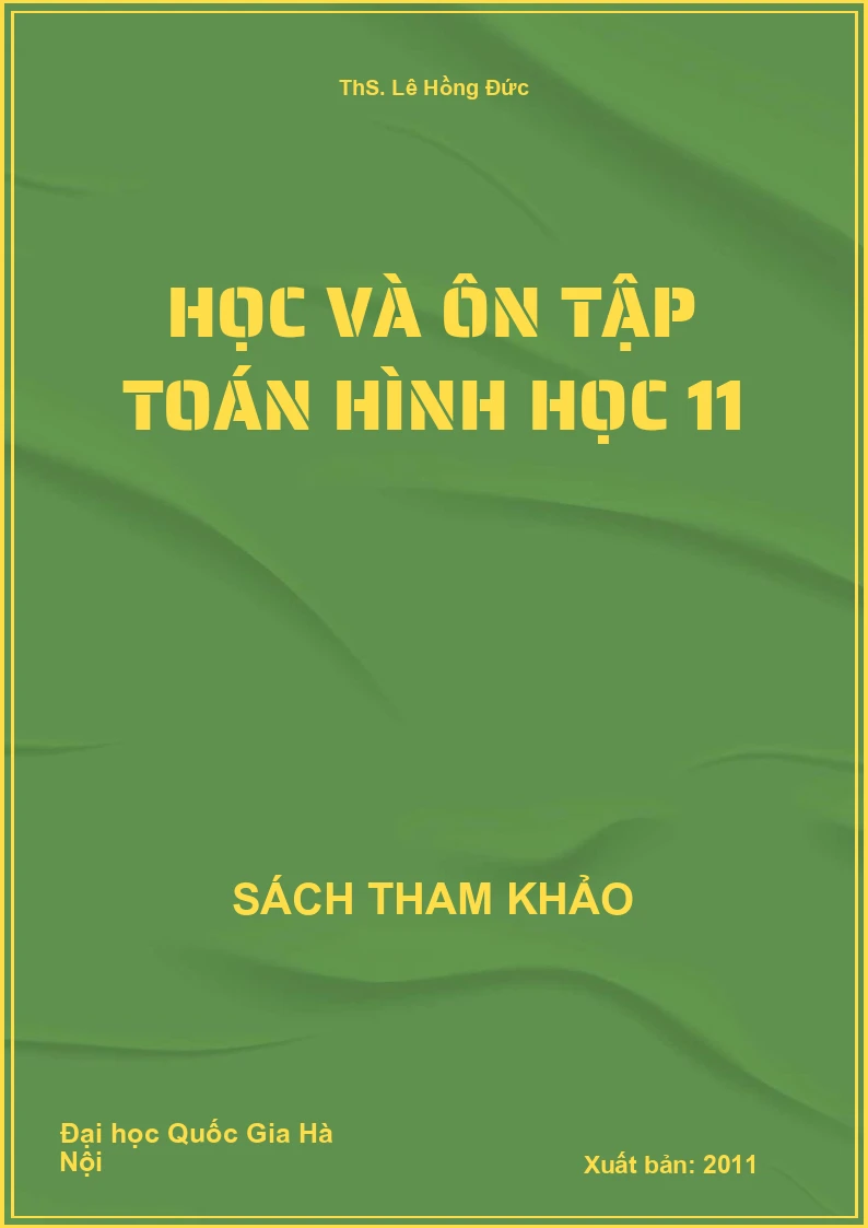Học và ôn tập Toán Hình học 11