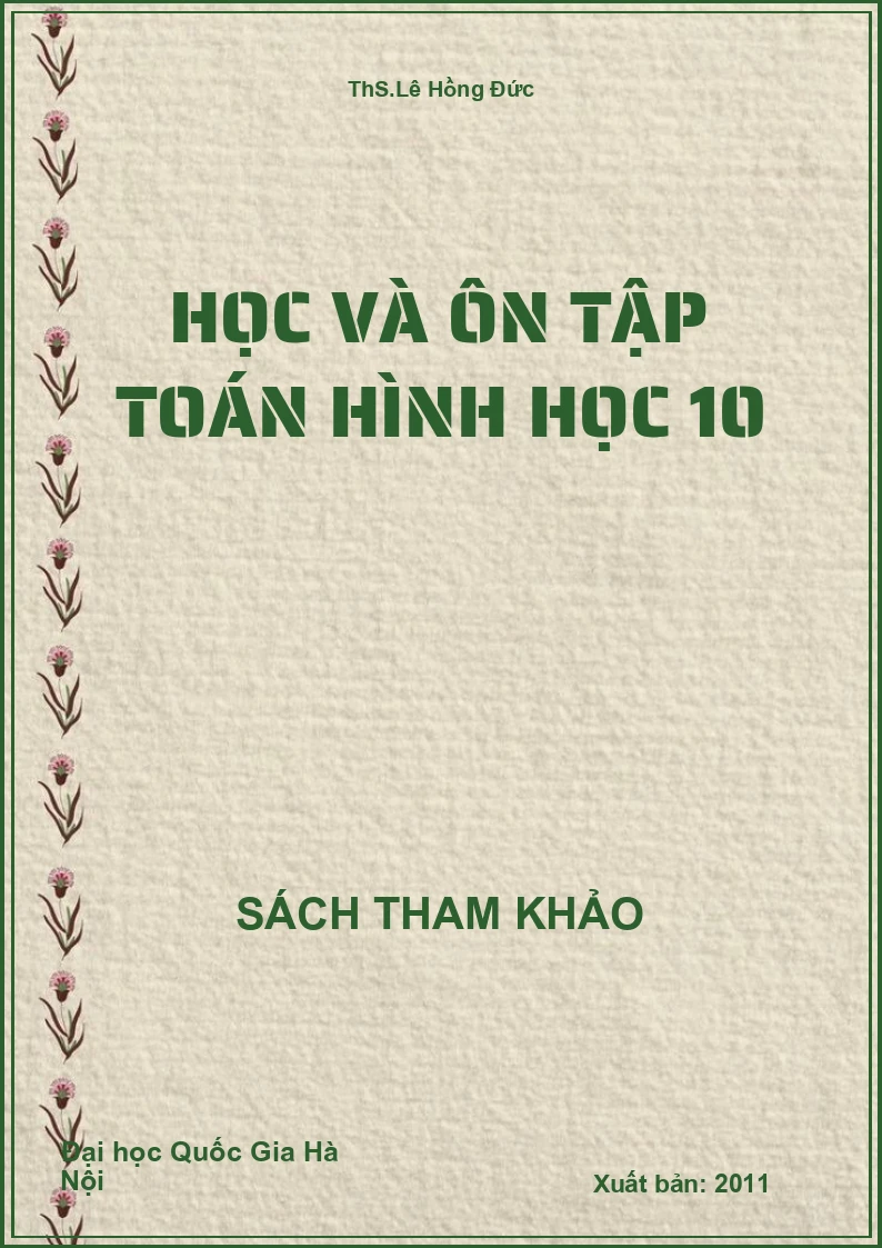 Học và ôn tập Toán Hình học 10