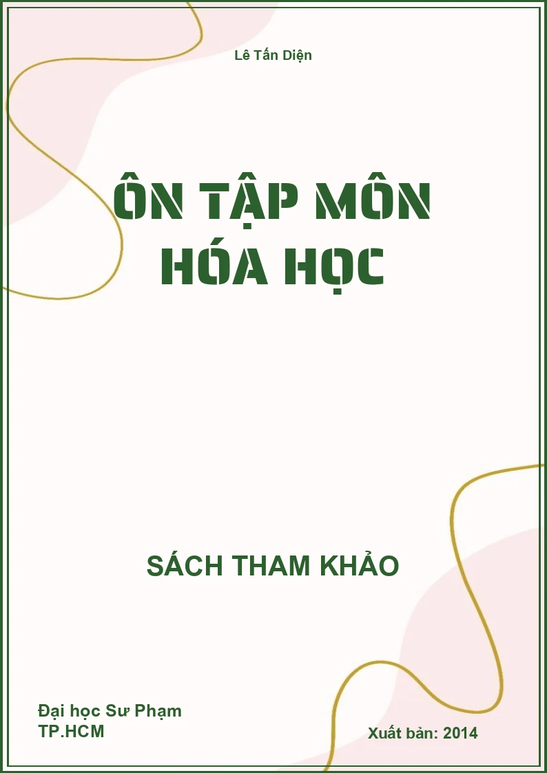 Ôn tập môn Hóa học