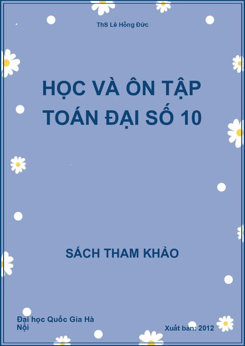 Học và ôn tập Toán Đại số 10