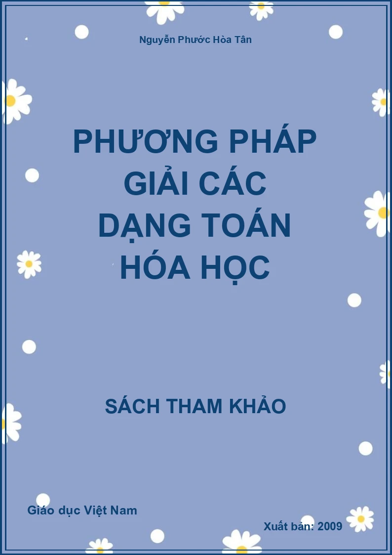 Phương pháp giải các dạng Toán Hóa học