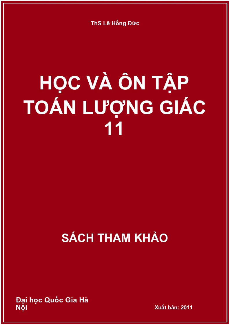Học và ôn tập toán Lượng giác 11