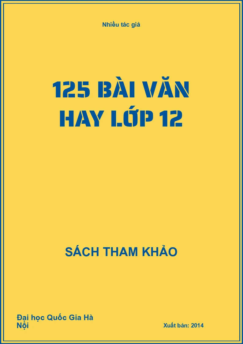 125 bài văn hay lớp 12