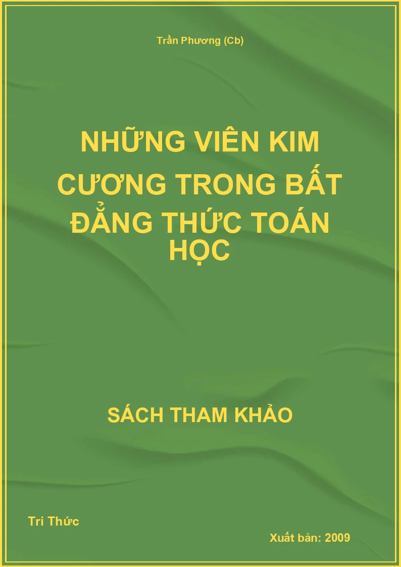 Những viên kim cương trong bất đẳng thức Toán học
