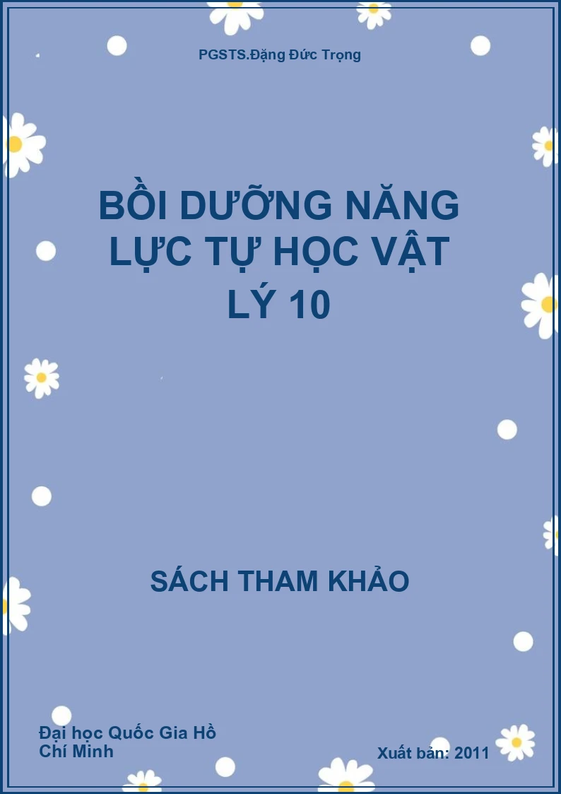Bồi dưỡng năng lực tự học Vật lý 10