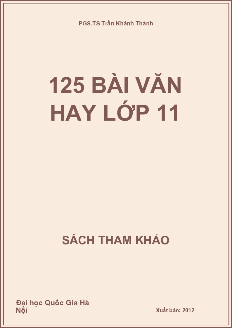125 bài văn hay lớp 11