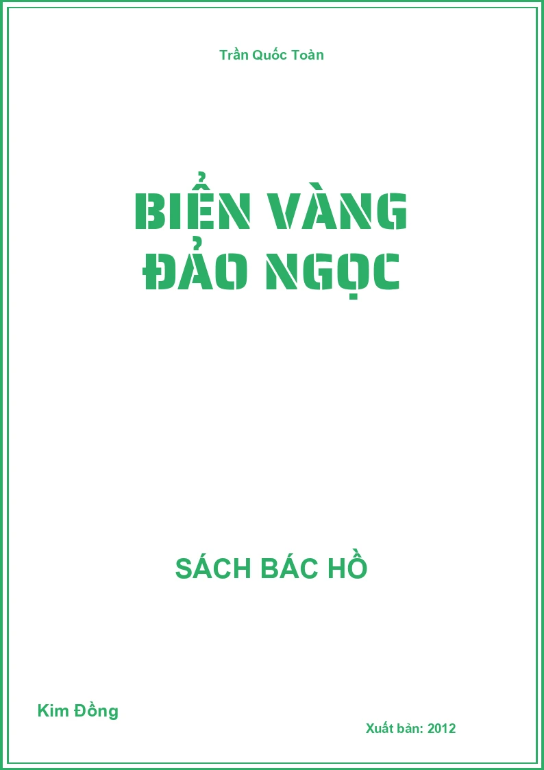 Biển vàng đảo ngọc