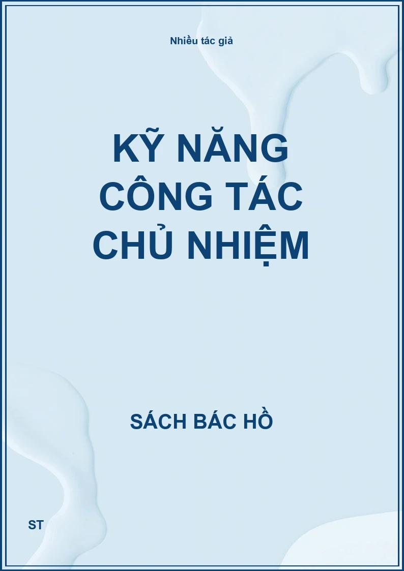 Kỹ năng công tác chủ nhiệm
