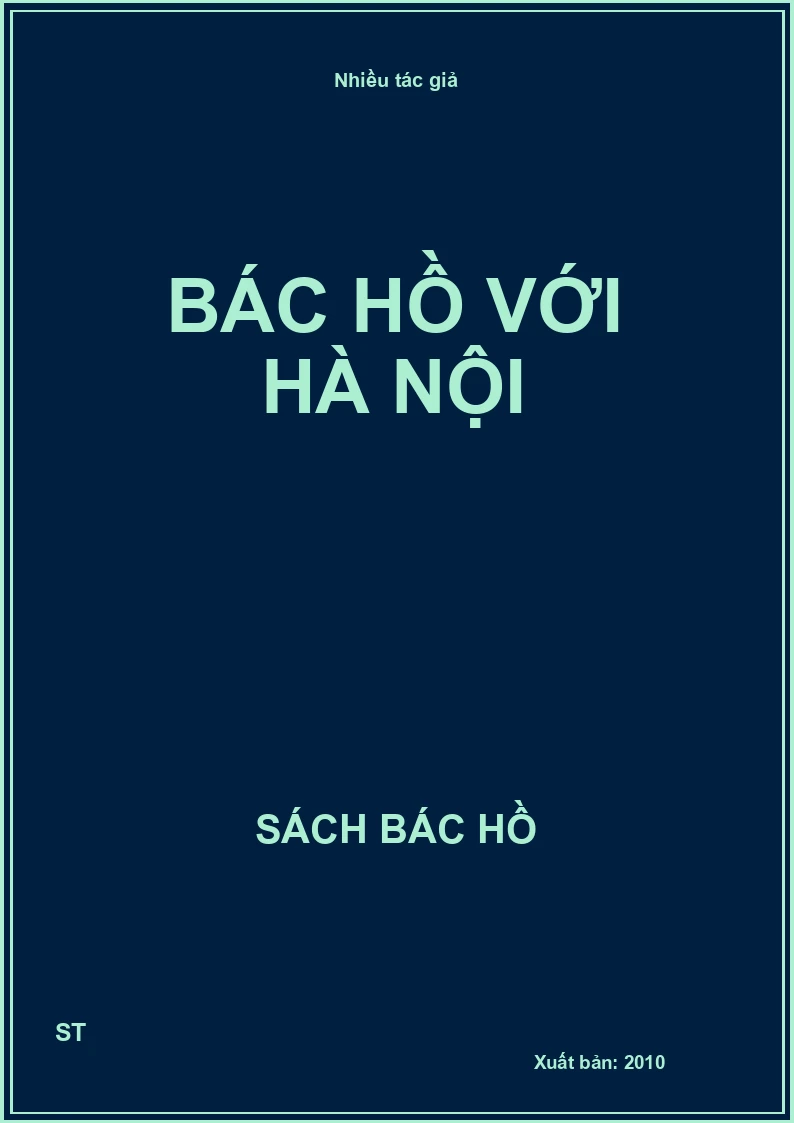 Bác Hồ với Hà Nội