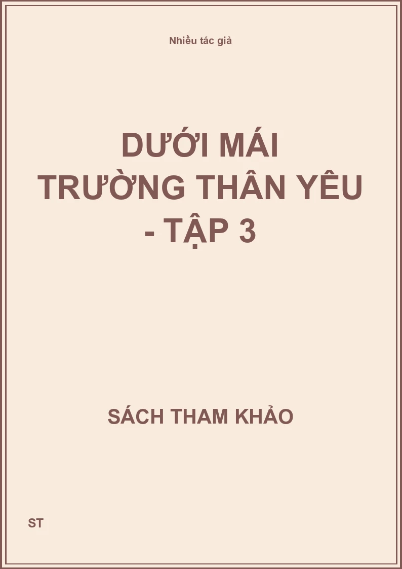 Dưới mái trường thân yêu - Tập 3