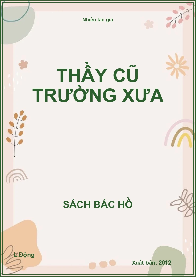 Thầy cũ trường xưa