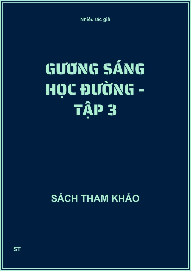 Gương sáng học đường - Tập 3