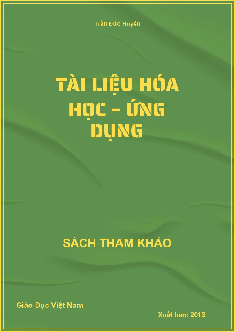 Tài liệu Hóa học – Ứng dụng