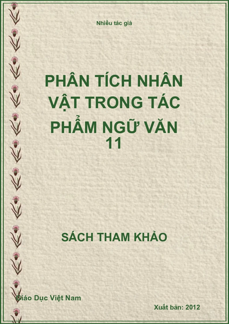 Phân tích nhân vật trong tác phẩm Ngữ văn 11
