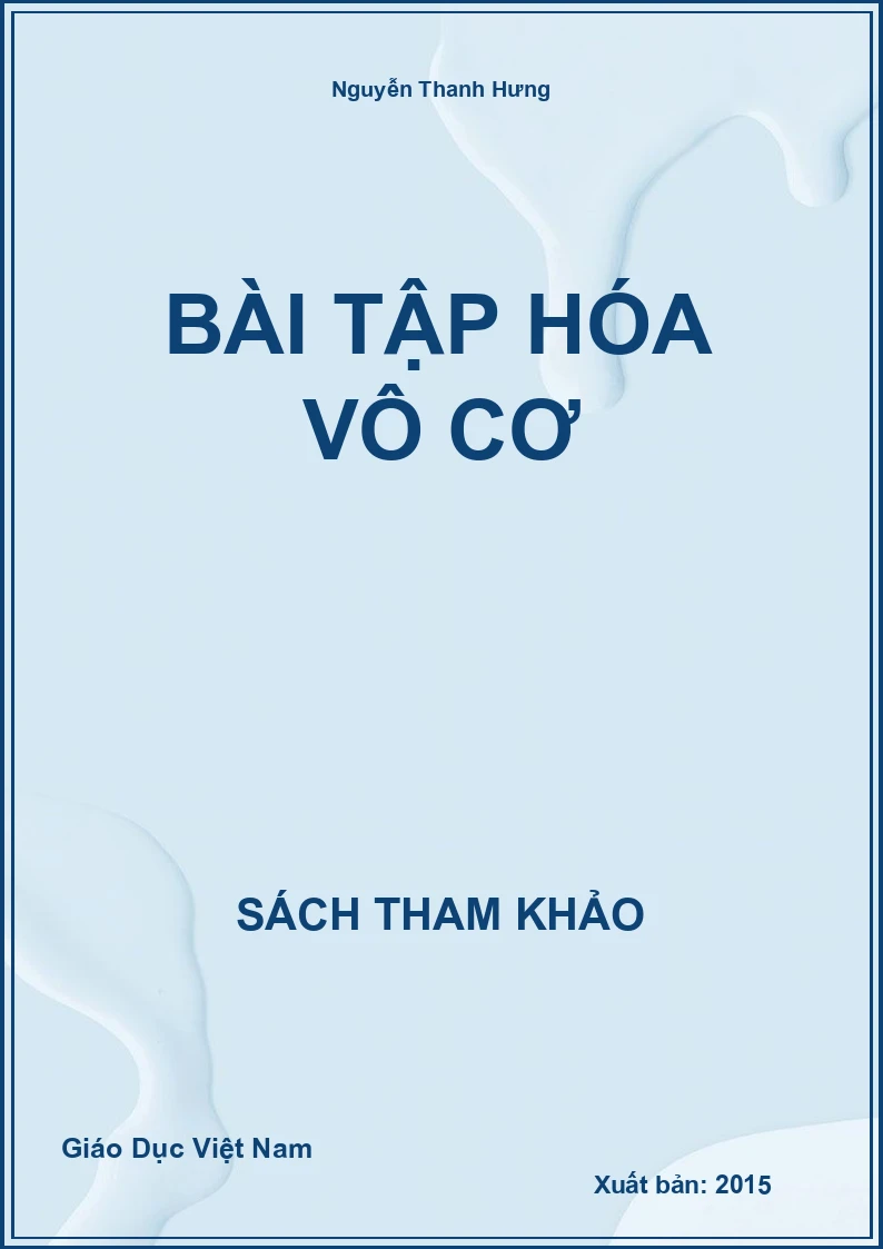 Bài tập Hóa vô cơ