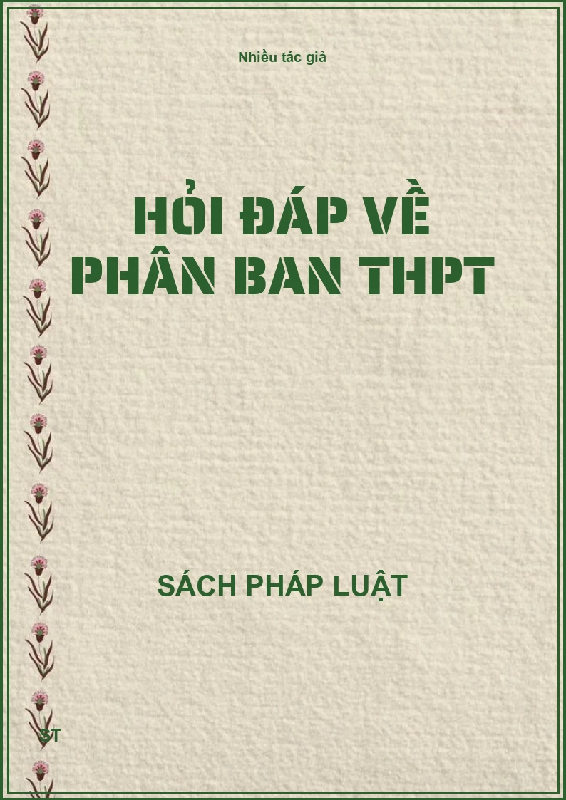 Hỏi đáp về phân ban THPT