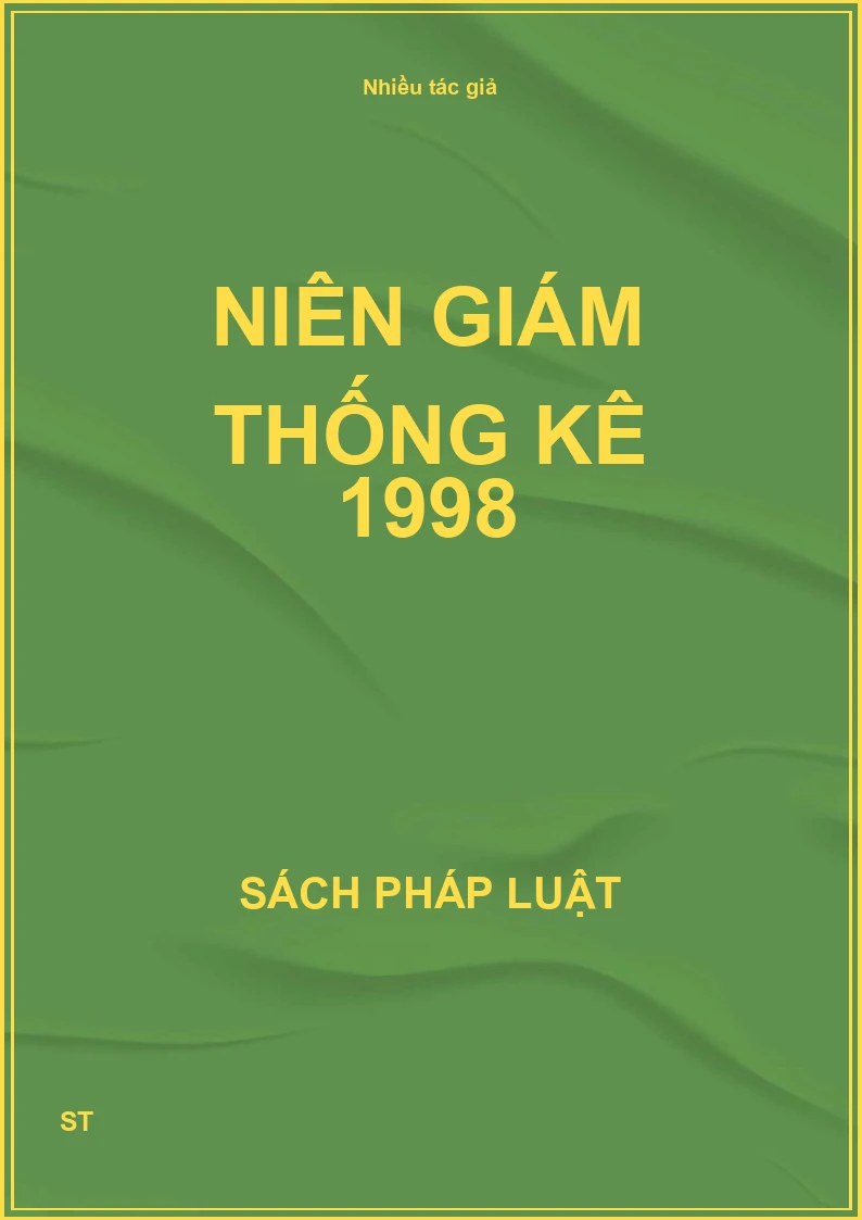Niên giám thống kê 1998
