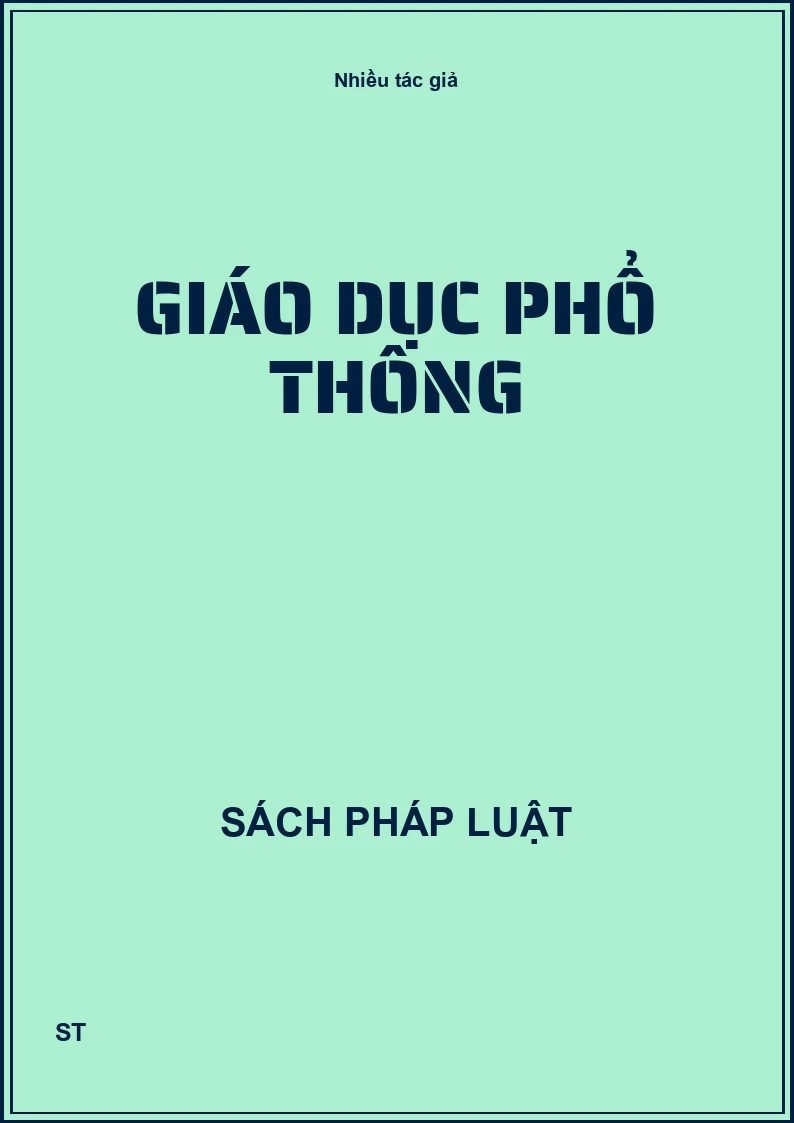 Giáo dục phổ thông