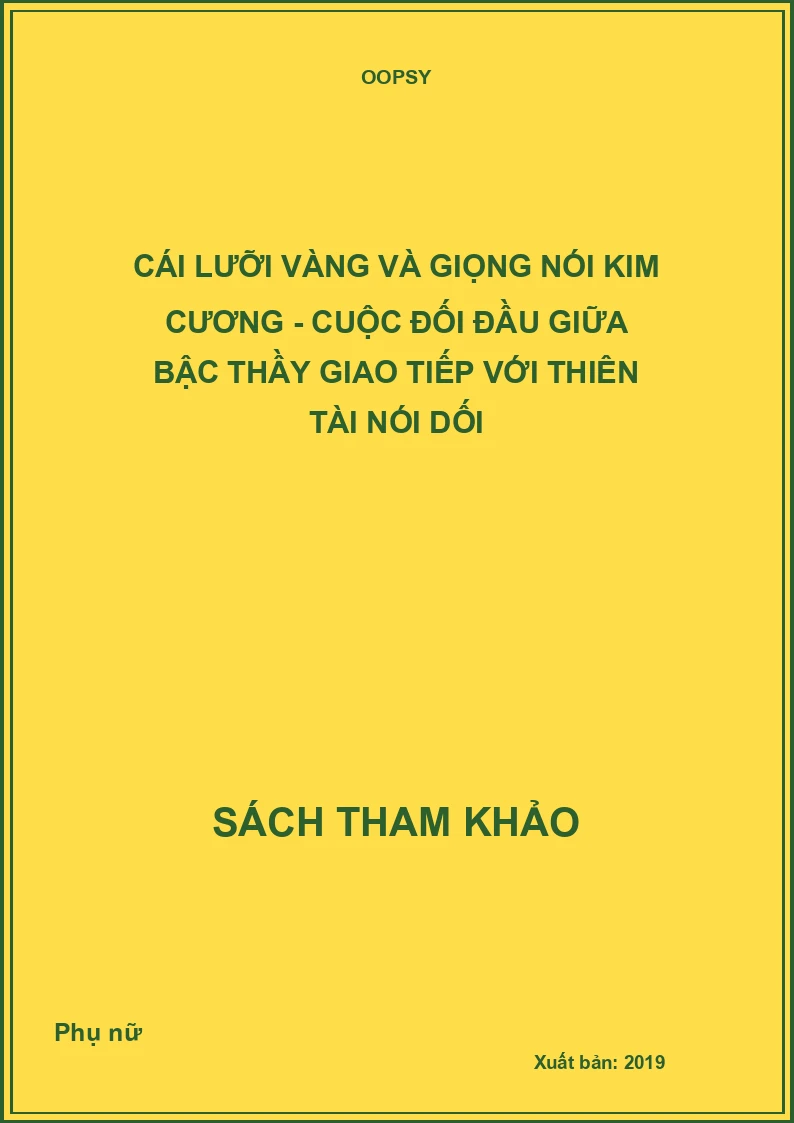 Cái lưỡi vàng và giọng nói kim cương - Cuộc đối đầu giữa bậc thầy giao tiếp với thiên tài nói dối