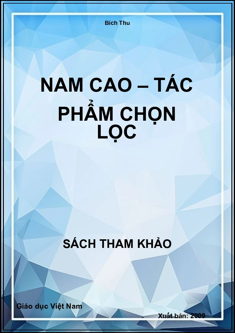 Nam Cao – Tác phẩm chọn lọc