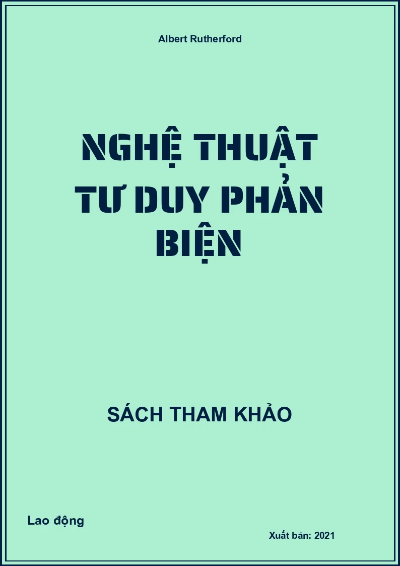 Nghệ thuật tư duy phản biện