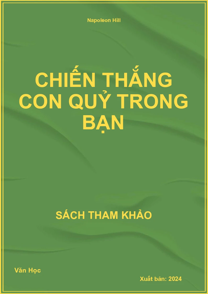 Chiến thắng con quỷ trong bạn