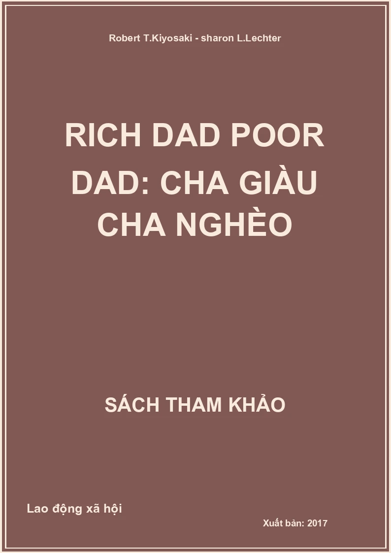 Rich Dad Poor Dad: Cha giàu cha nghèo