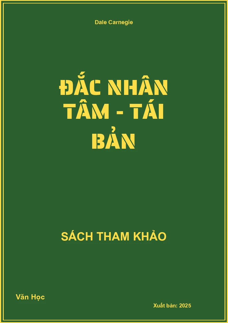 Đắc nhân tâm - Tái bản