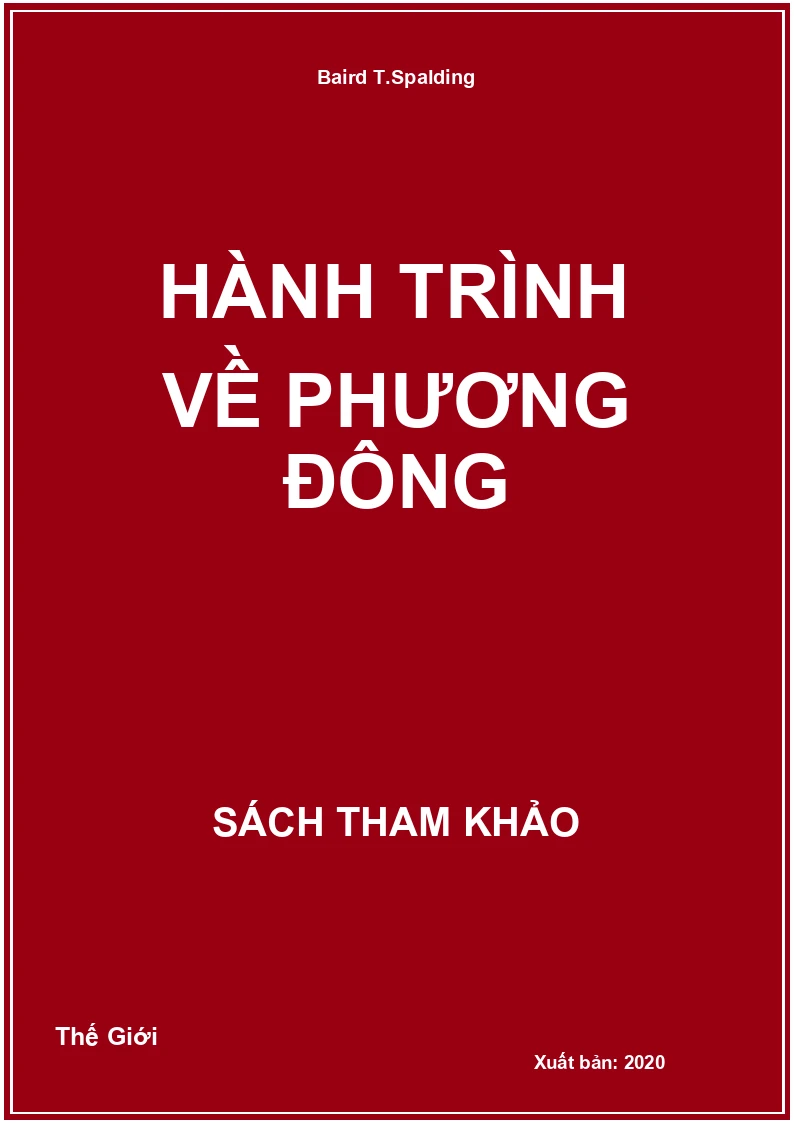 Hành trình về phương Đông