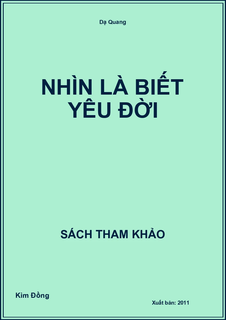 Nhìn là biết yêu đời