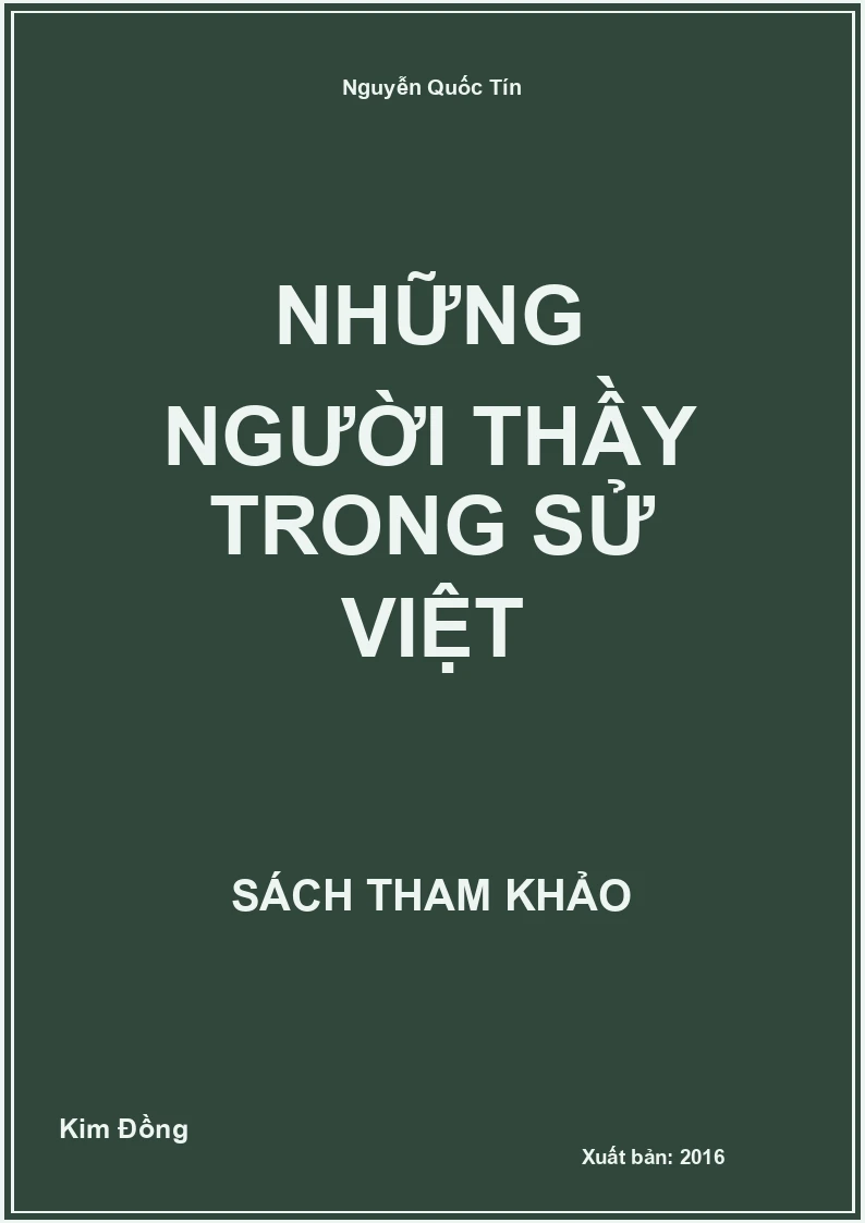 Những người thầy trong sử Việt